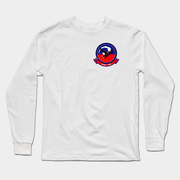 Electronic Attack Squadron 140 (VAQ-140) Long Sleeve T-Shirt by Airdale Navy